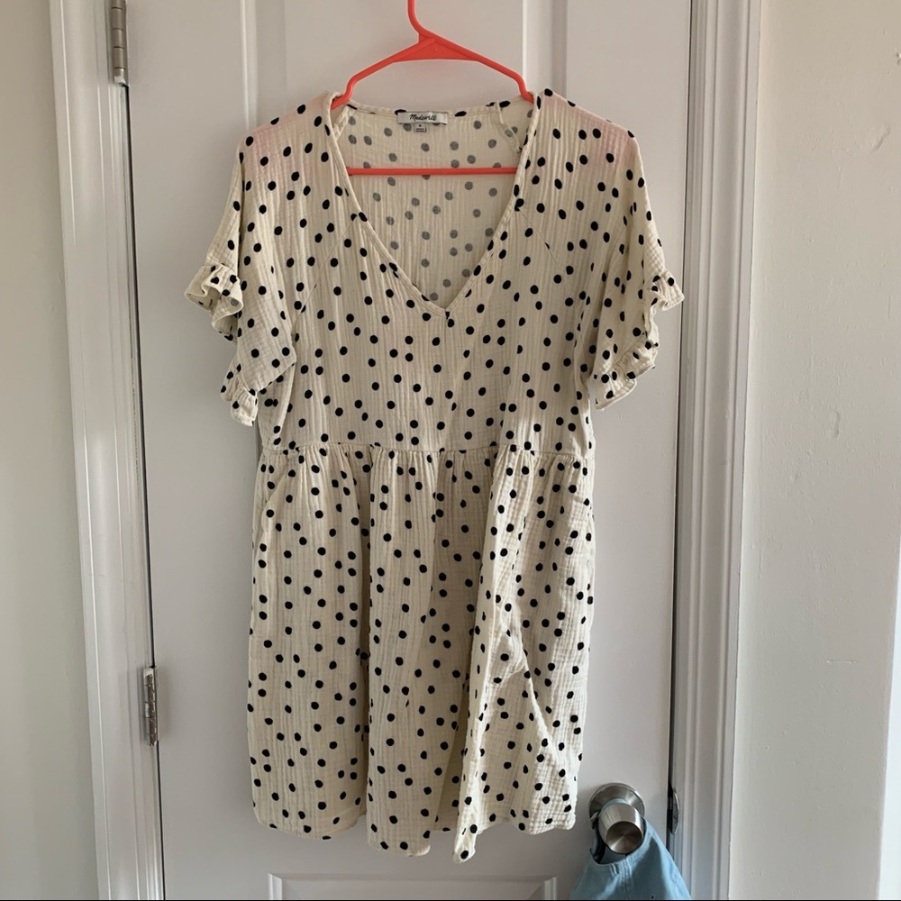 Madewell polka dot dress